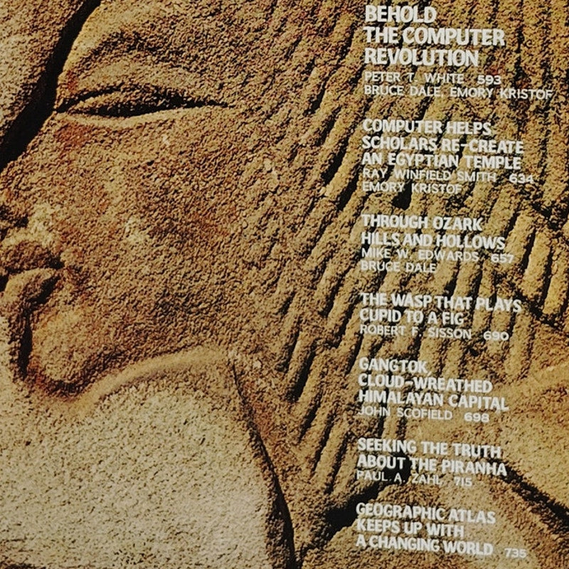 National Geographic – November 1970, Ozark Hills, Computer Revolution, Piranha