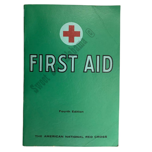 1957 The American National Red Cross, First Aid Book, 4th Edition, No.57-12315