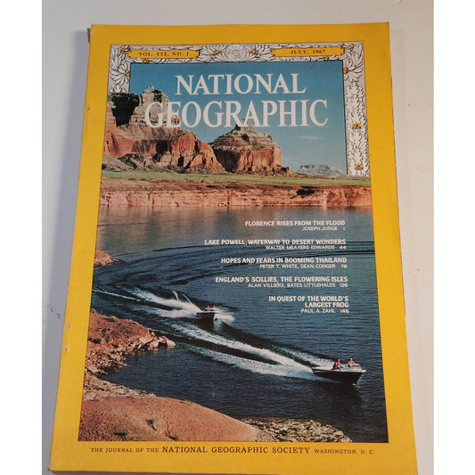 National Geographic Magazine – July 1967 | Thailand, Florence & Lake Powell