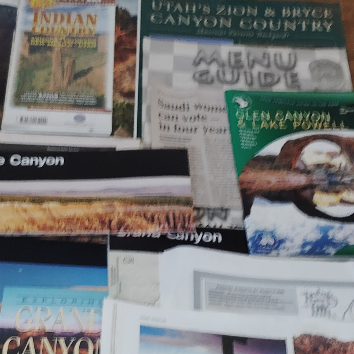 Vintage 2003 Arizona Nevada Utah Travel Ephemera Collection - Maps & Brochures