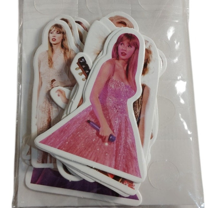 Taylor Swift Birthday Kit – Banner, Cake Topper, 24 Cupcake Toppers & 16 Balloon