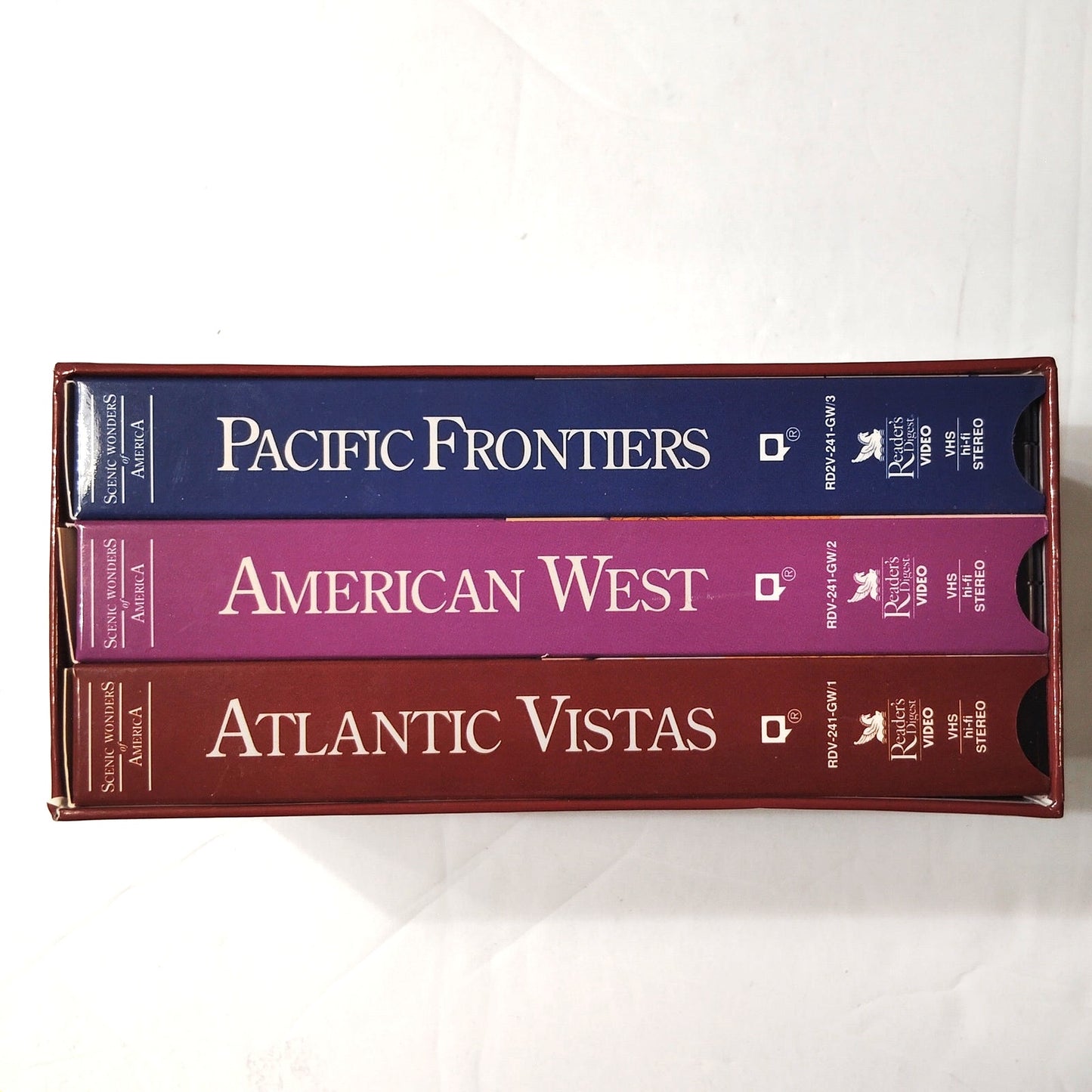 Scenic Wonders of America VHS 3‑Tape Box Set 1991 Reader’s Digest