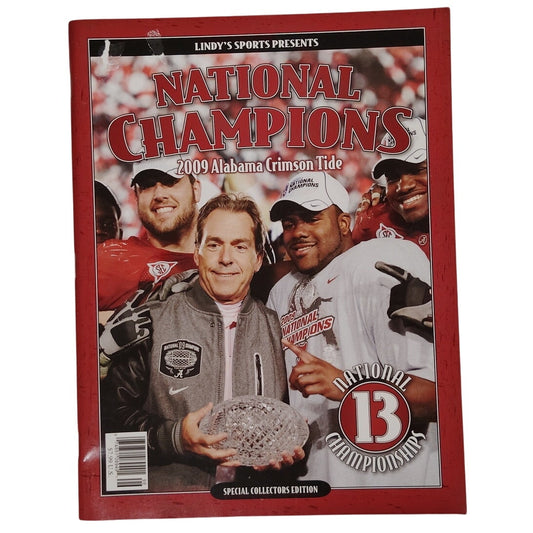 Lindy’s Sports Collector’s Edition 2009 Alabama Crimson Tide National Champions