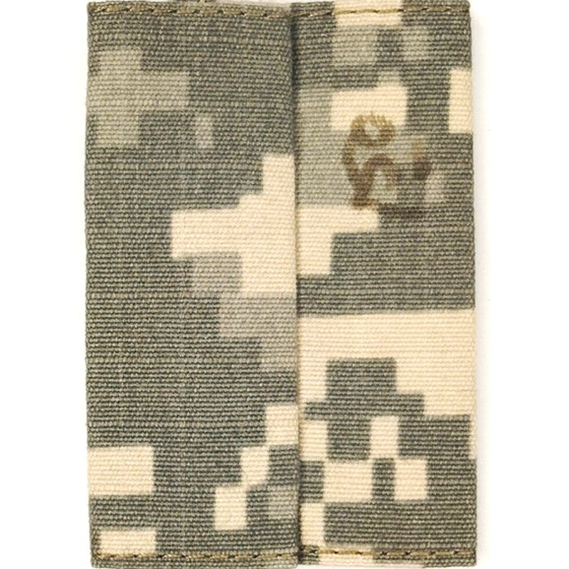 US Army 2LT O‑1 Rank Slip‑On Gold on ACU UCP Digital 2" × 1‑1/2"
