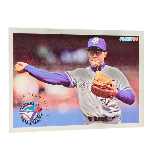 Dick Schofield, Toronto Blue Jays, #341, 1994 Fleer Baseball Collector's Card