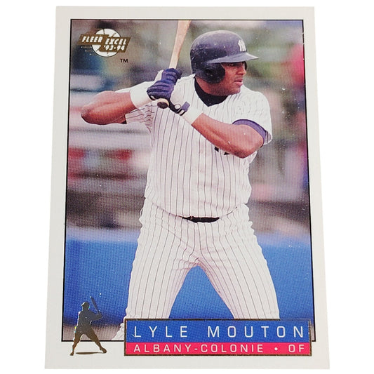 Lyle Mouton, Albany Colonie Yankees, No. 110, 93-94 Fleer Excel Minor Leagues