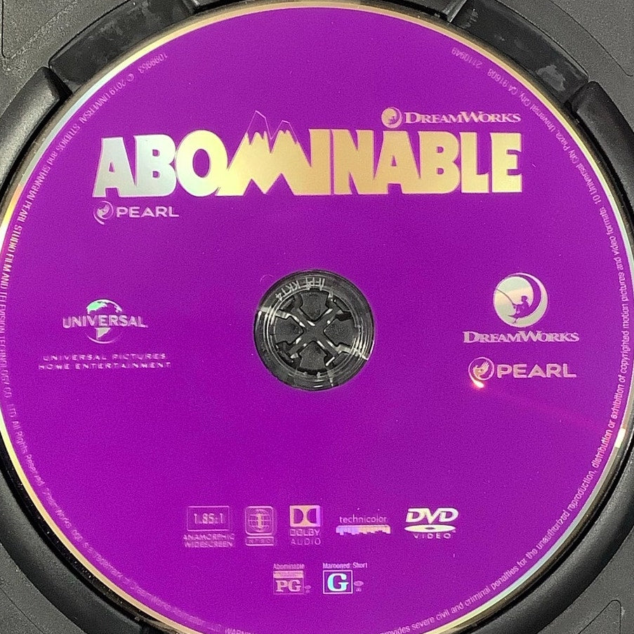 Abominable [DVD 2019] PG,  97 Minutes of Animation for Children