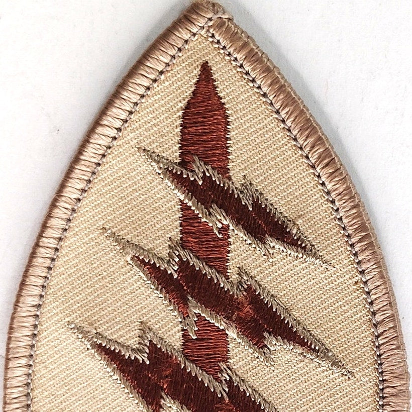 US Army Special Forces SSI Patch Novelty Desert Tan 3‑1/4" × 2" Sew‑On