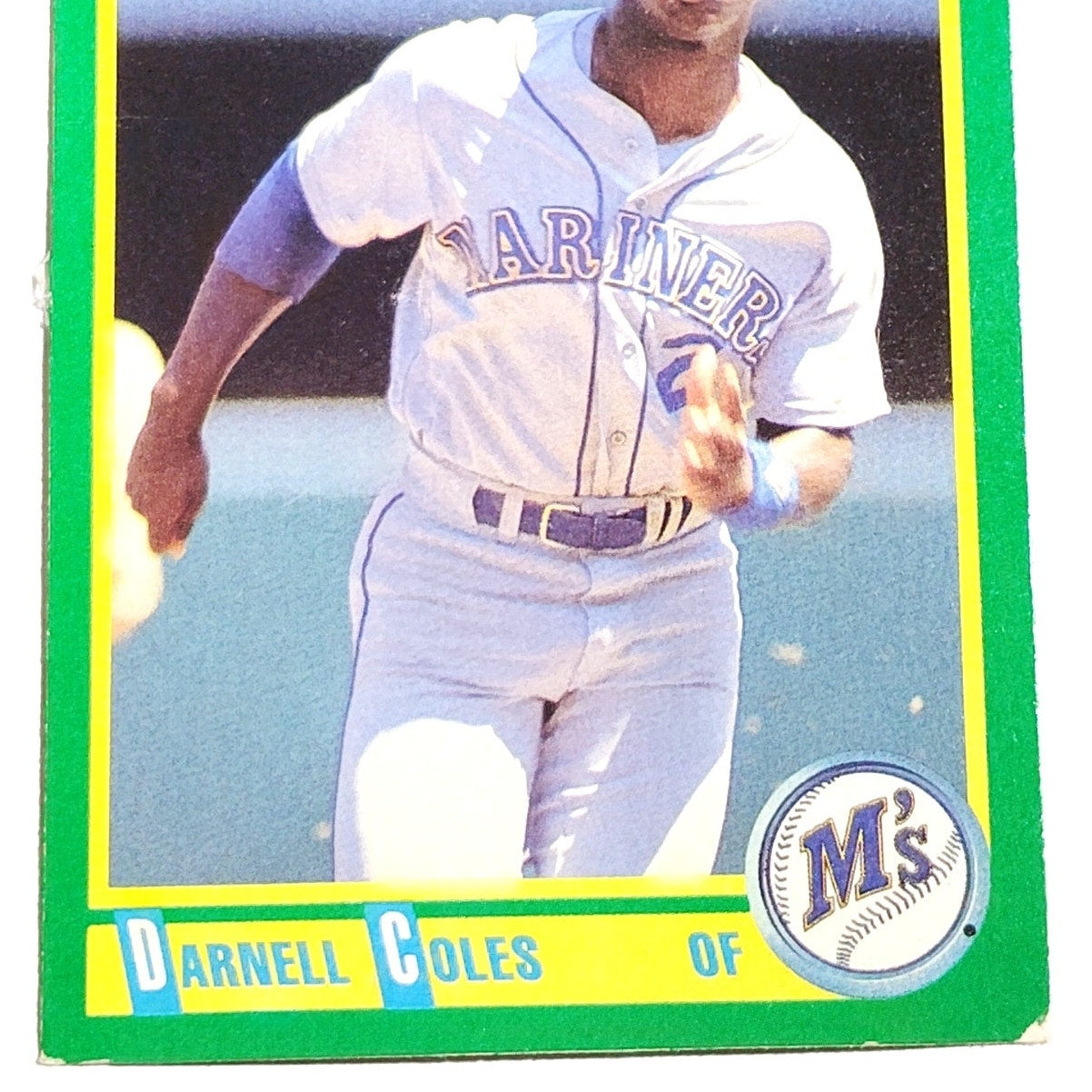 1990 Score Darnell Coles Card No. 62 Seattle Mariners 3B VG/EX