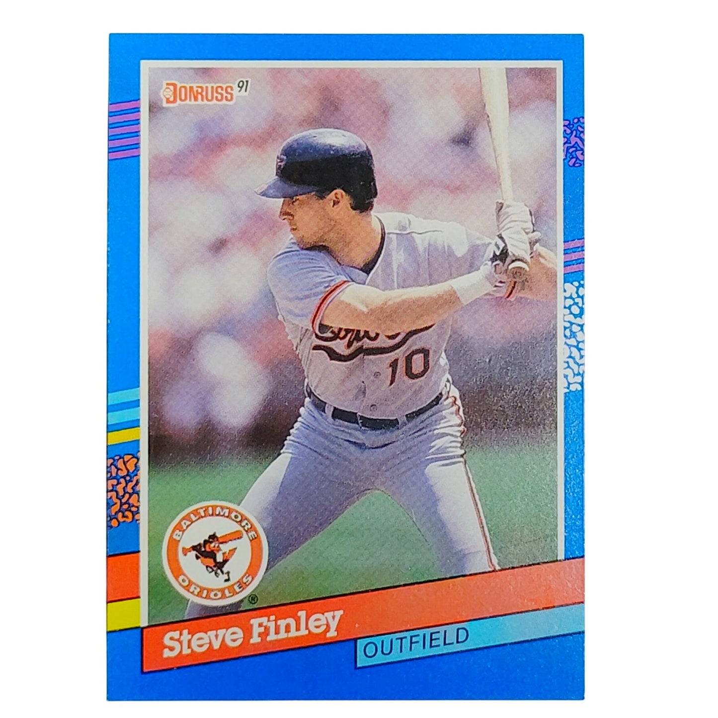 1991 Donruss #355 Steve Finley Baltimore Orioles Outfielder - VG/EX