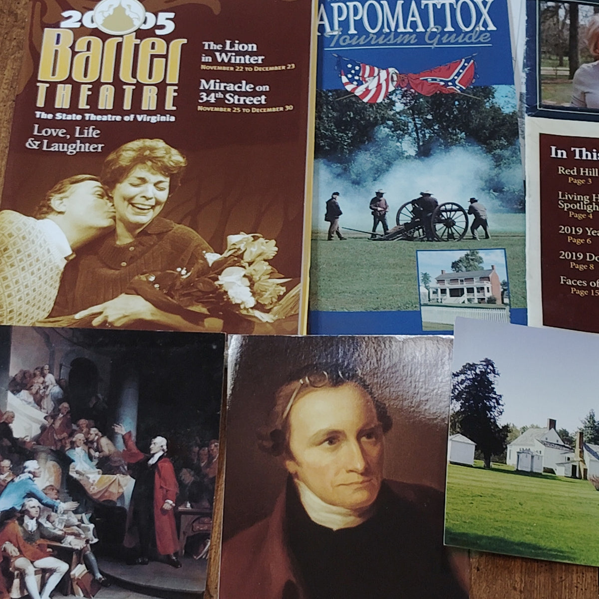 Abingdon VA 2005 Ephemera Lot - Shenandoah Valley & Barter Theatre Collectibles
