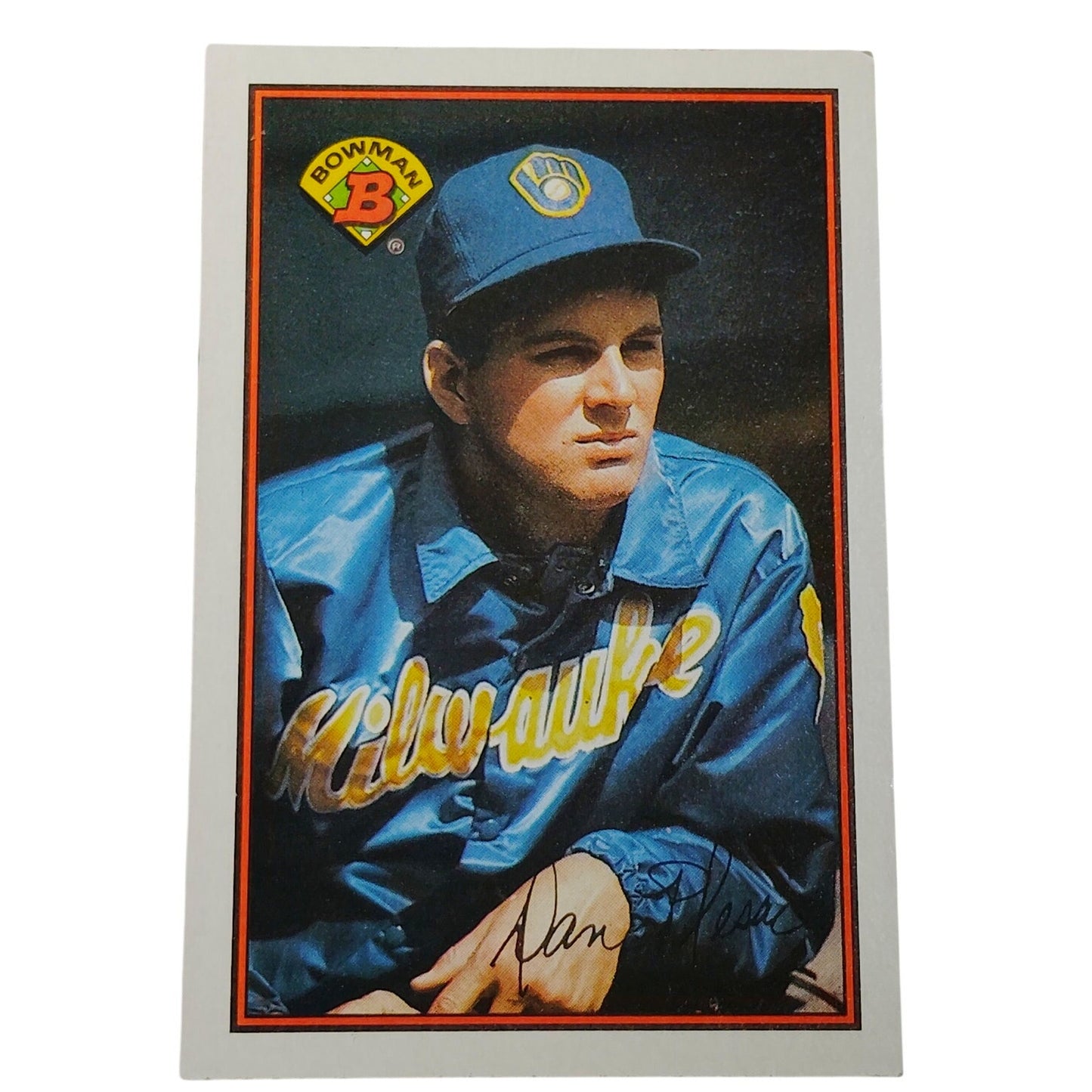 1989 Bowman Dan Plesac #133 Milwaukee Brewers P MLB Oversize Baseball NM
