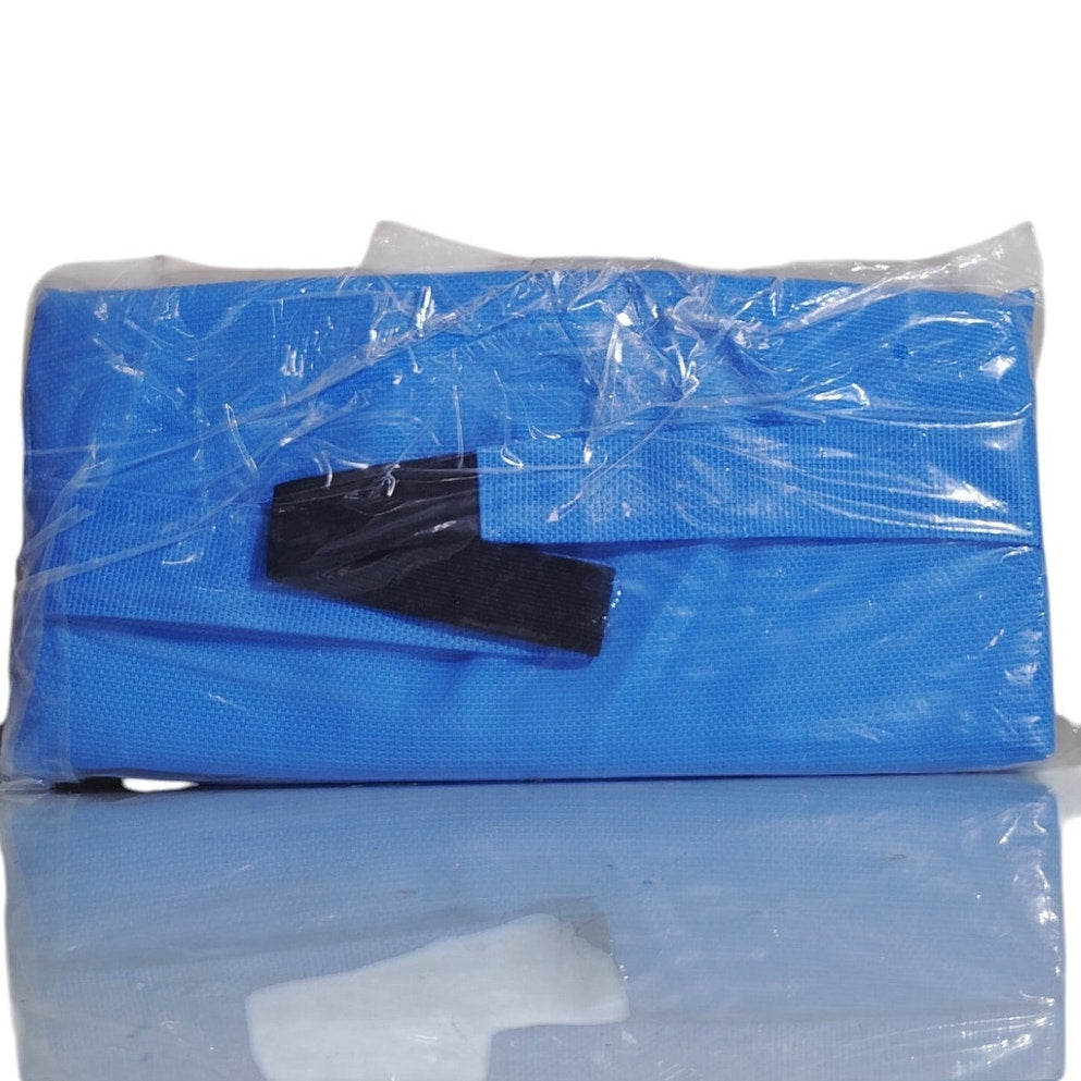 Light Blue Support Pillow – Adjustable, Washable & Ergonomic Comfort for Seating