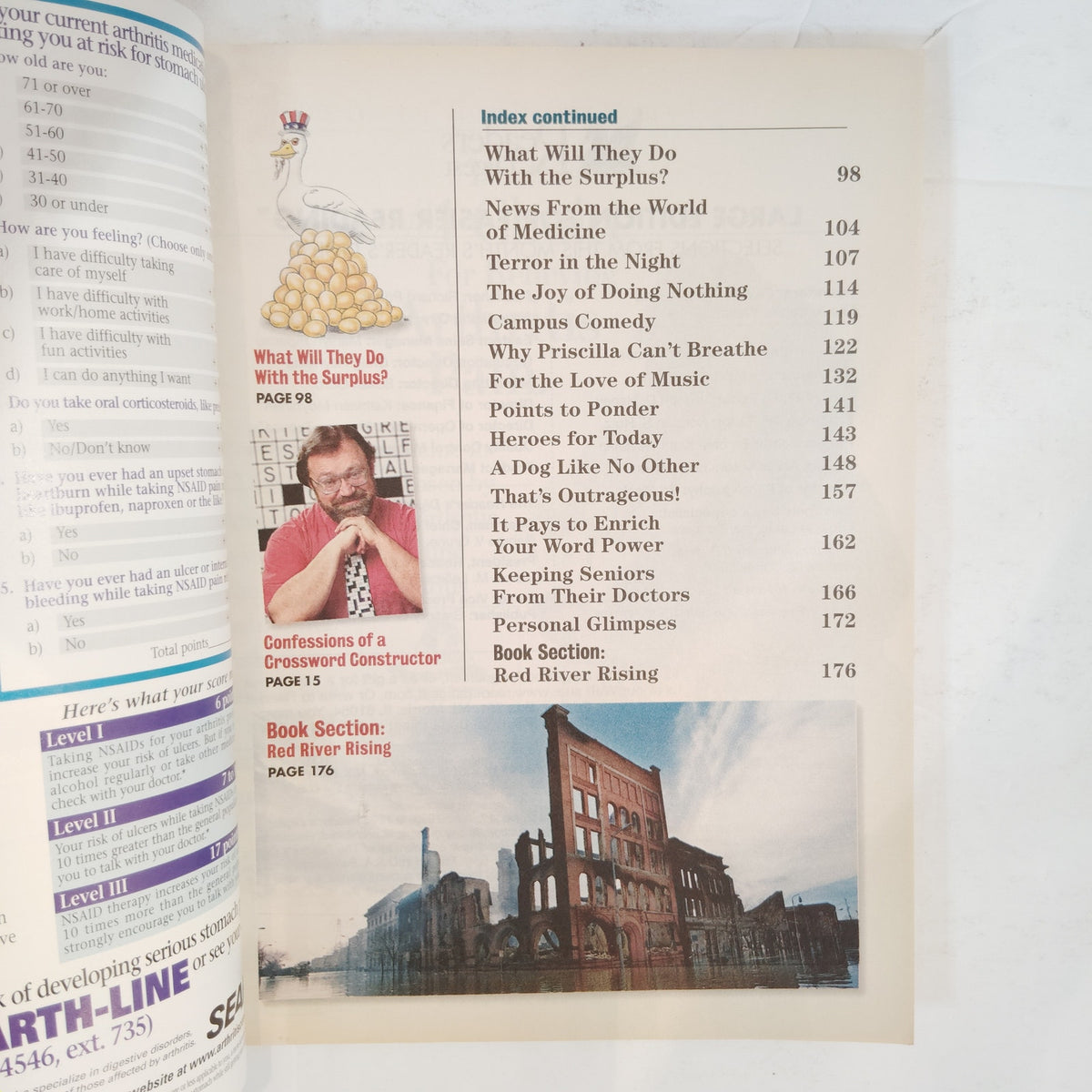Reader's Digest June 1998 Large Print Edition Vintage Magazine Tennis Cover