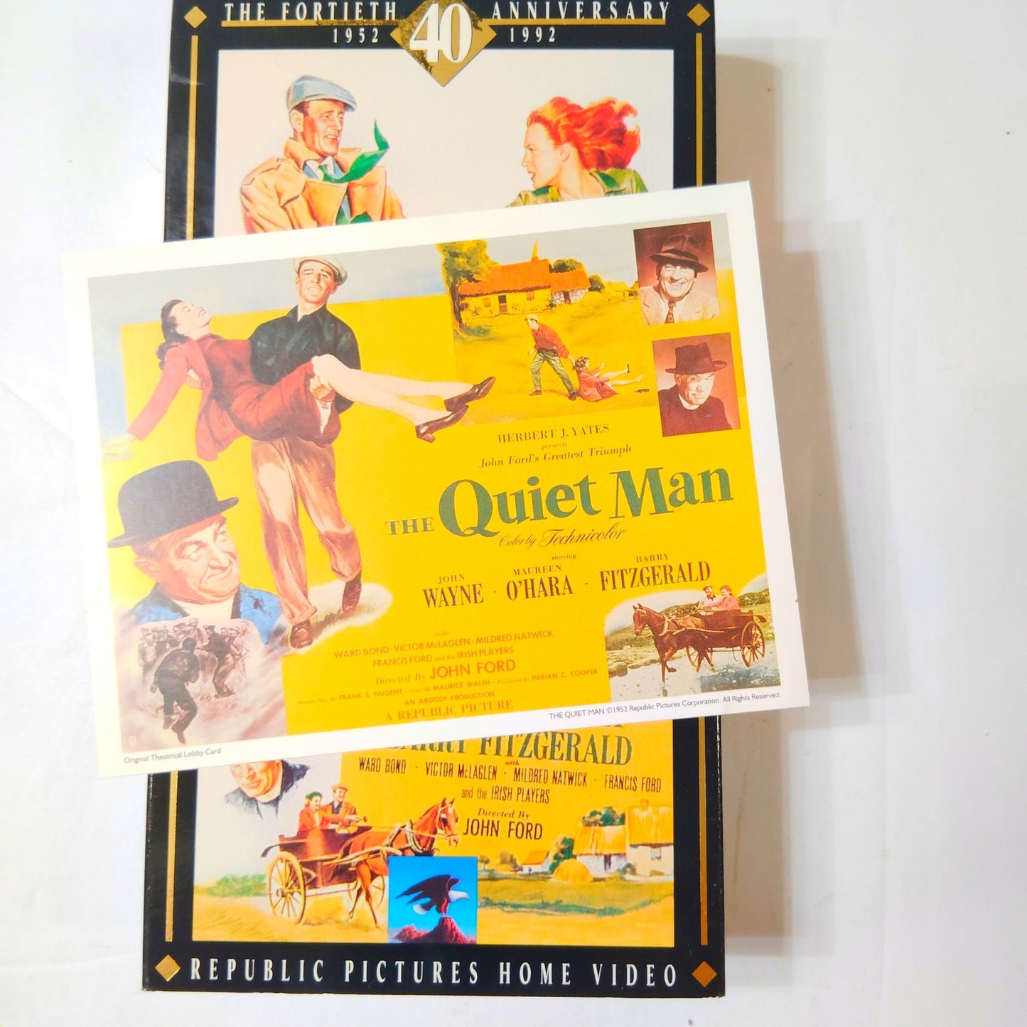 The Quiet Man VHS 40th Anniversary Edition 1971 John Wayne and Maureen O’Hara