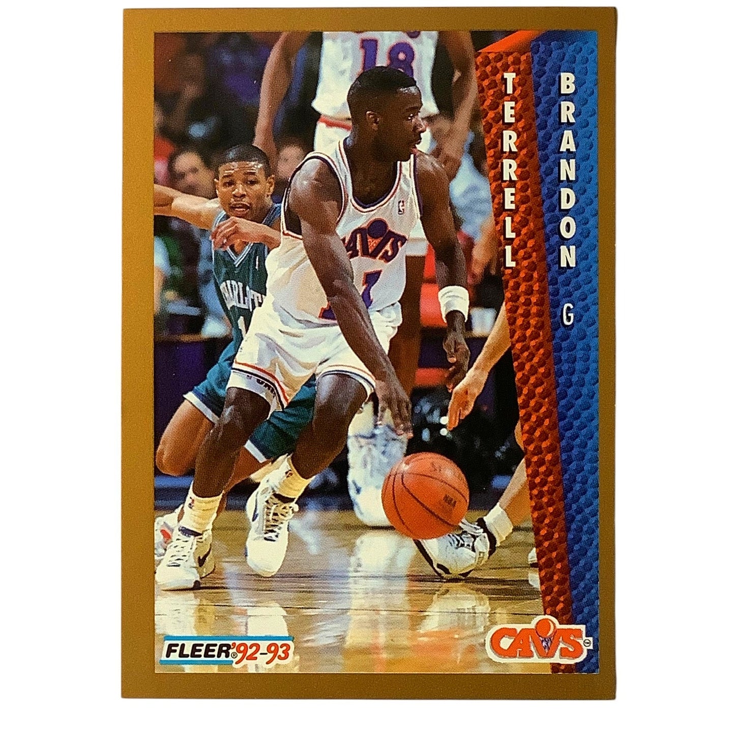 Terrell Brandon (G), Card #39, Cleveland Cavs (Cavaliers), 1992-93 Fleer NBA