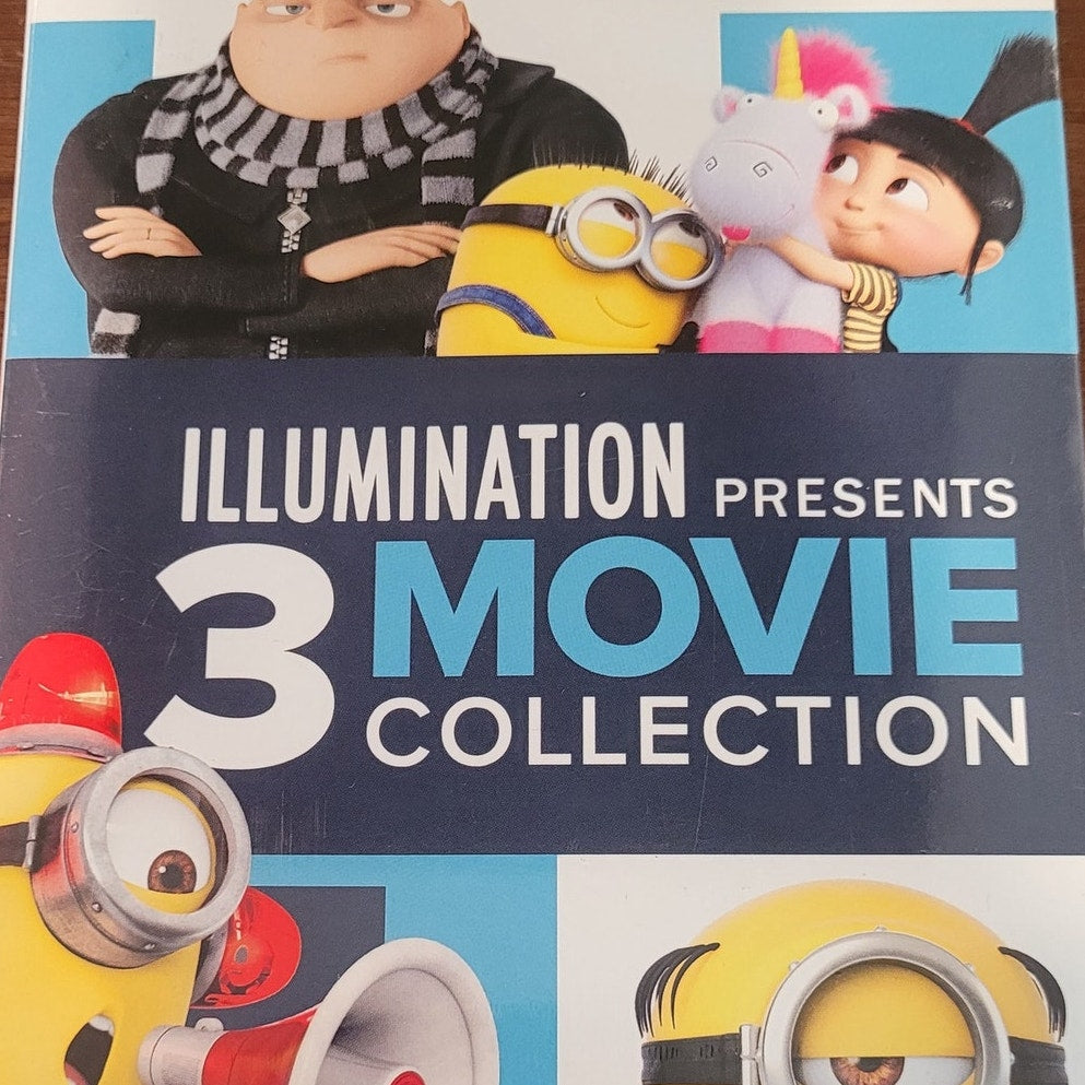 Despicable Me 1–3 (DVD, 3-Movie Set) Animated Comedy Featuring Gru & Minions