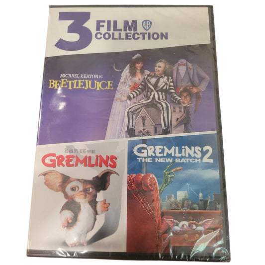 Beetlejuice / Gremlins / Gremlins 2 DVD 3-Movie Comedy Fantasy Collection