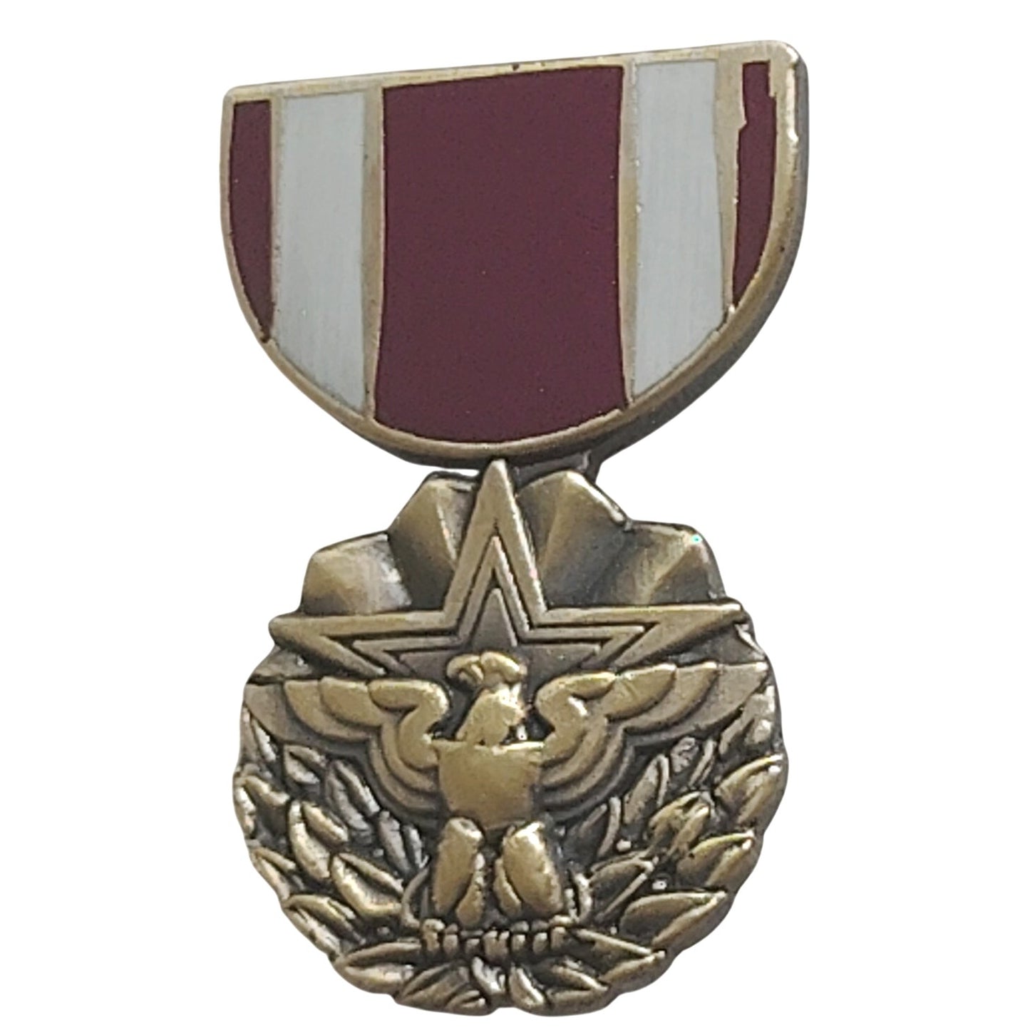 U.S. Meritorious Service Medal (MSM) Mini Novelty Hat, Lapel Pin 1‑1/8" × 3/4"
