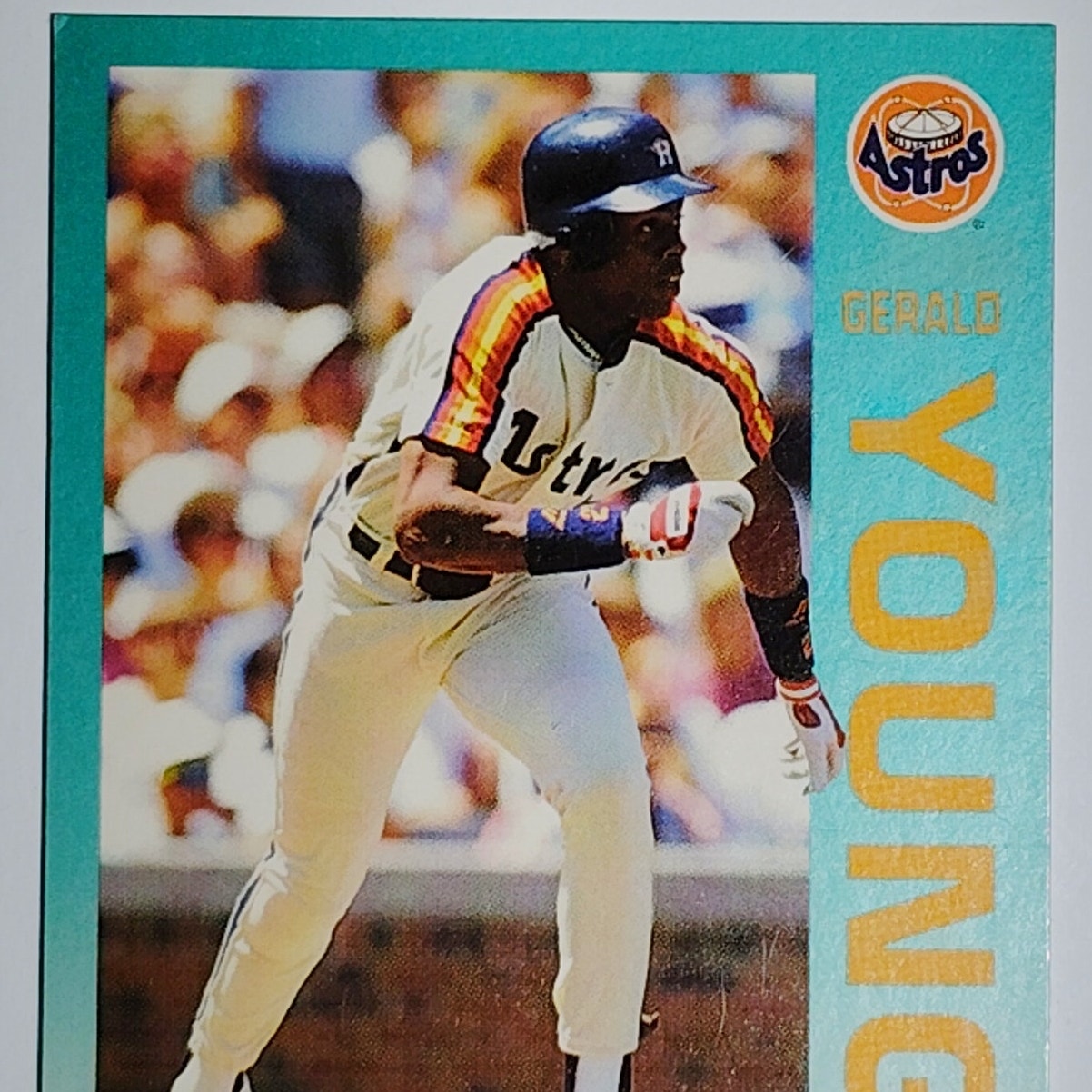 1992 Fleer Gerald Young Card #446 Houston Astros VG/EX