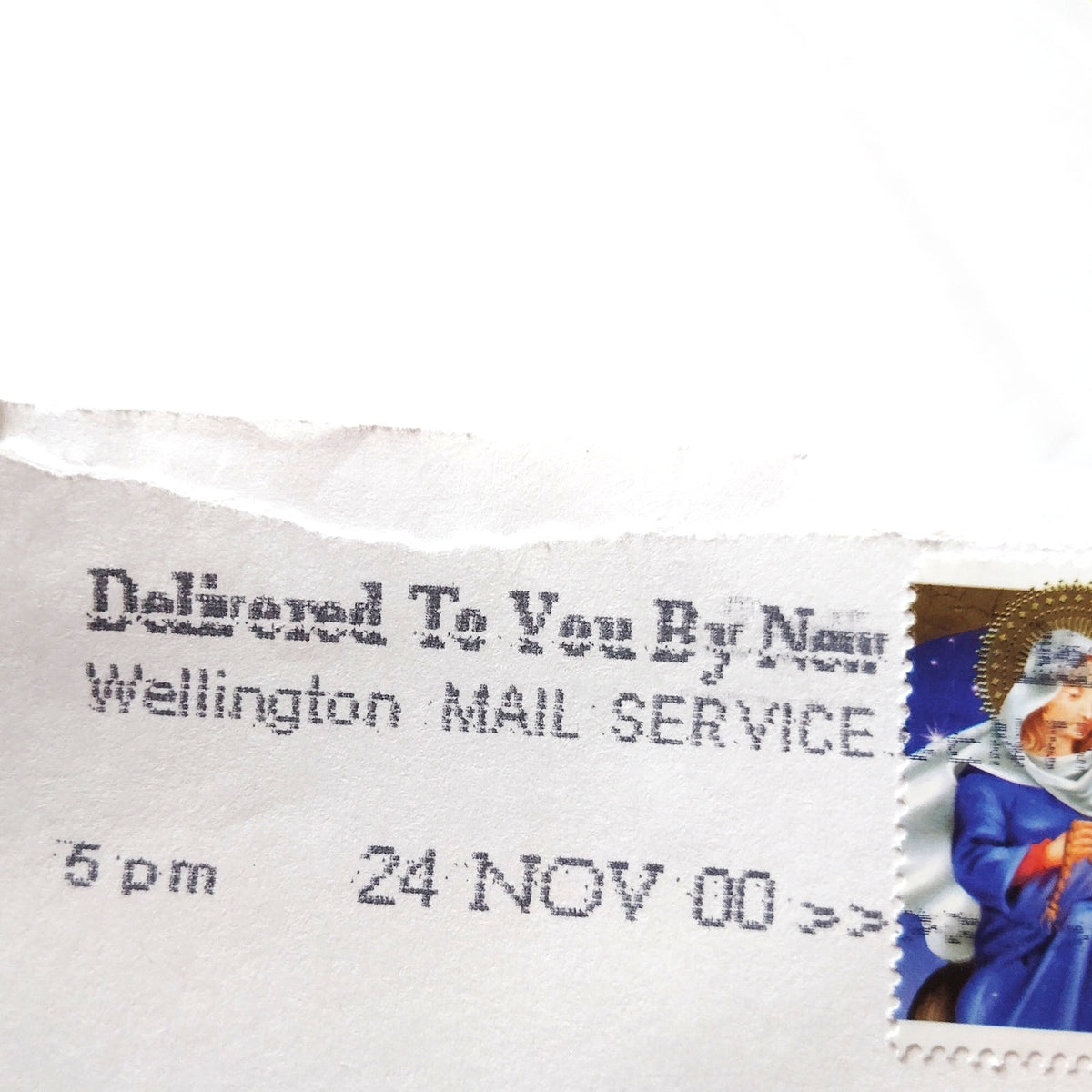 New Zealand 2000 Christmas 80c Nativity Stamp Cover to USA Alabama Postmarked