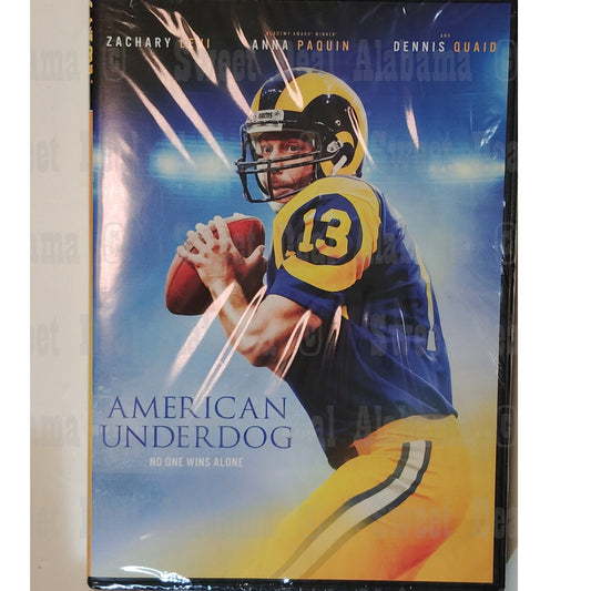 American Underdog (2021 DVD) 112 Minutes of Sports Drama, Dennis Quaid
