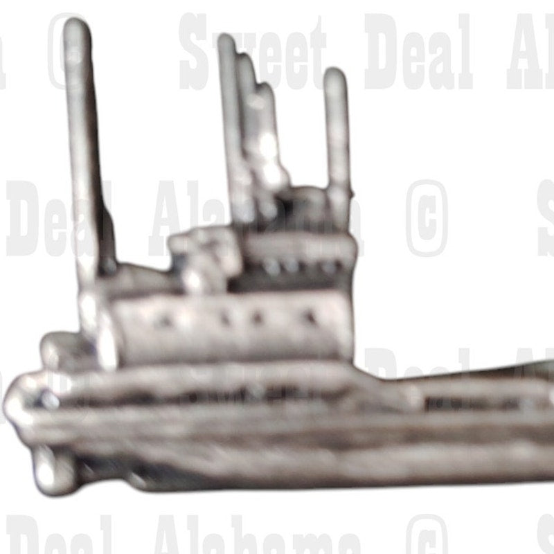 Landing Craft Utility (LCU) Ship, Collector's Hat, Lapel Pin 1-1/4"W x 1/2"H