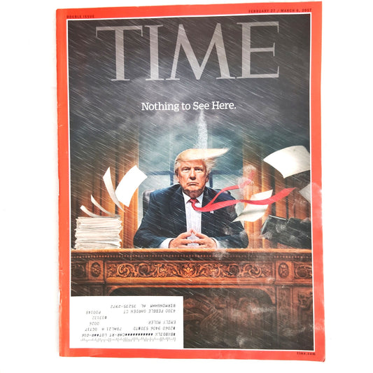 TIME Magazine Feb 27/Mar 6 2017 Trump Nothing to See Here Double Issue