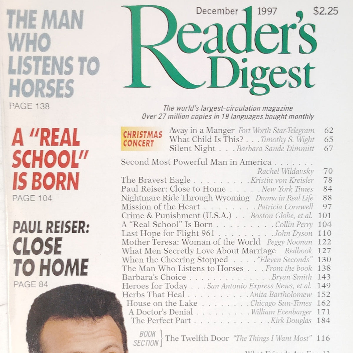 Reader's Digest December 1997 Magazine - Paul Reiser Cover, Vintage Issue