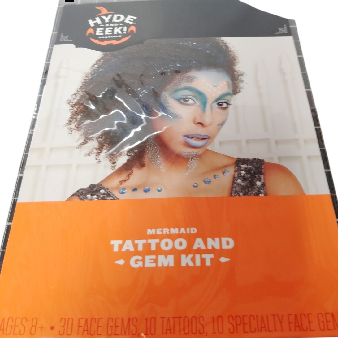 2 Packages – Mermaid Tattoo & Gem Costume Makeup Kit – Hyde & EEK! Boutique