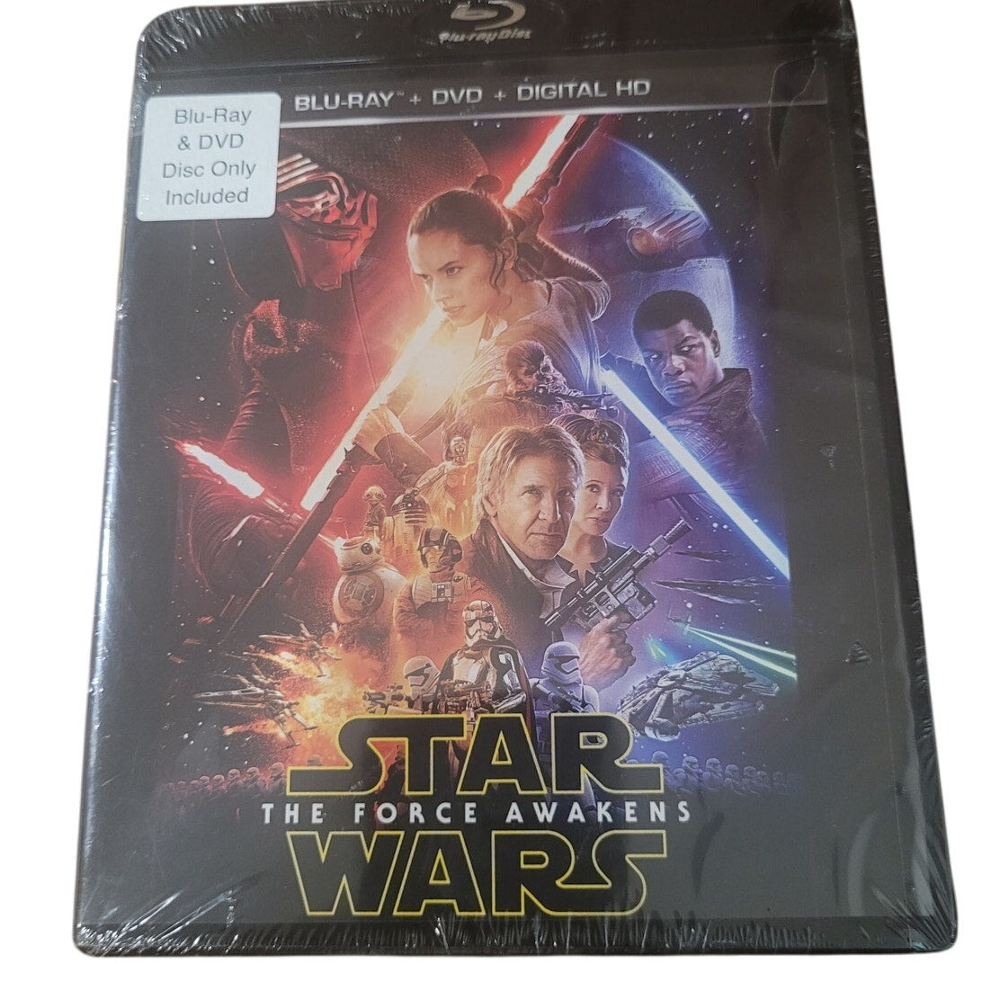 Star Wars Episode VII The Force Awakens Blu-ray + DVD 2015 Sci-Fi Action