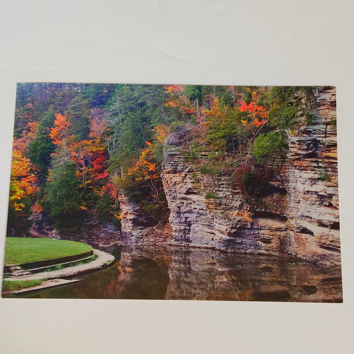 VTG Fall Creek Falls George Hole Postcard John Hargis Tennessee NOS