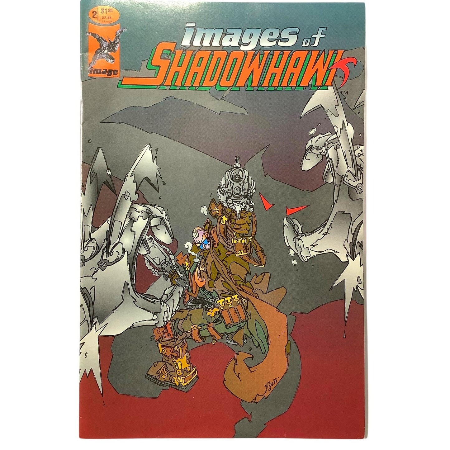 Images of Shadowhawk #2 , Oct 1993, NM 9.4, Image Comics