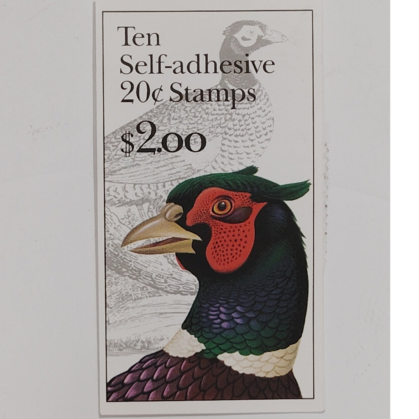 1998 Ring-necked Pheasant – Lot of 2 MNH – 20¢ Flora & Fauna Series