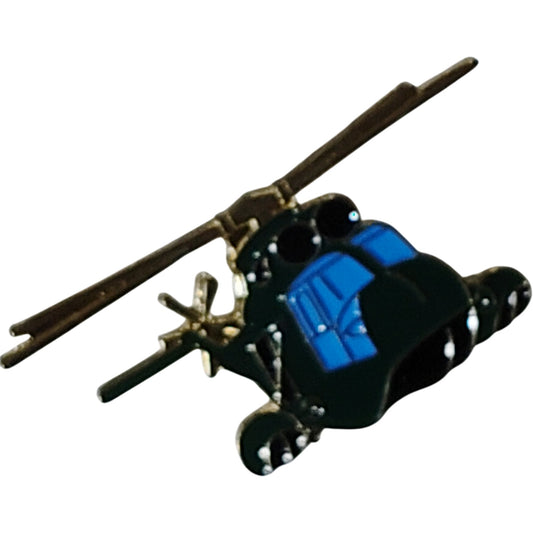 CH-3 Sea King Hat Lapel Brooch Pin - Amphibious Helicopter Design, 1-7/8" x 1"