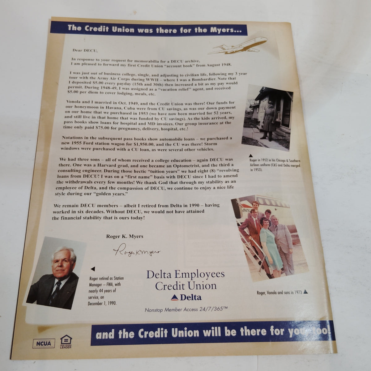 Delta News Digest - November 5, 2001 - Vintage Airline Industry Publication