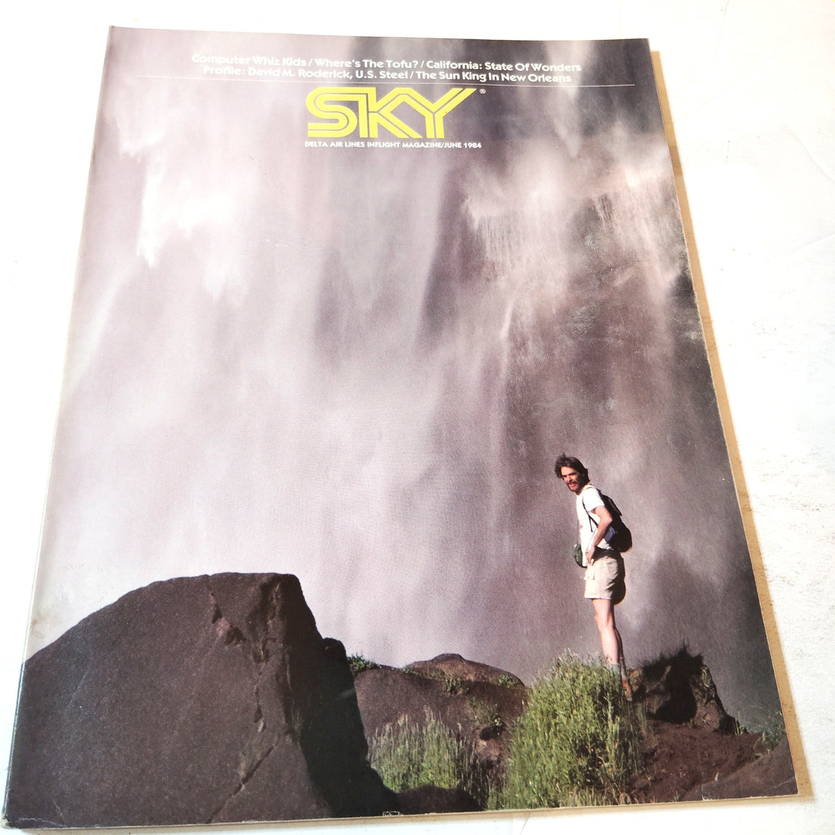 Vintage Delta SKY In-Flight Magazine June 1984 Wimbledon Dallas - GOP Convention