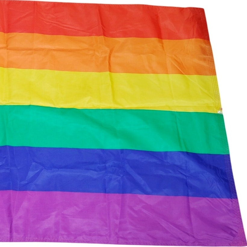 Progress Pride Flag 3×5 ft Double‑Sided HD Nylon with Canvas Header & Grommets