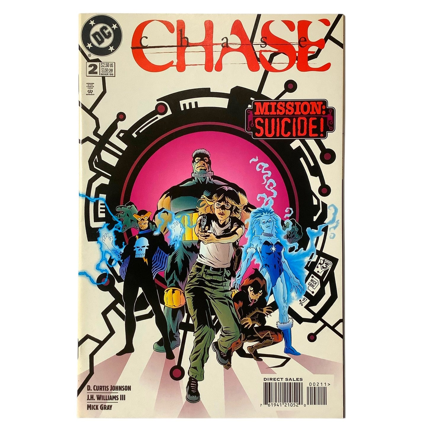 DC Comics, Chase #2, Mar 1998, NM 9.4