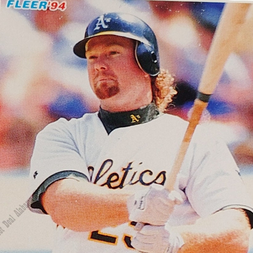 Mark McGwire, Oakland Athletics (A's), #268 1994 Fleer Baseball Card