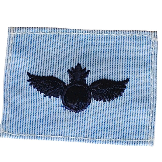 WWII US Navy Aviation Ordnanceman AO Rating Striker Patch Sew-On 2-1/8" x 1-5/8"
