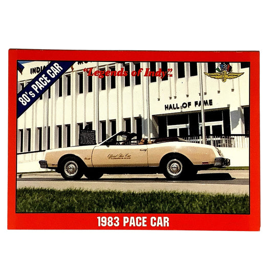 1983 Buick Riviera Pace Car, Indy 500, '81 Action 1992 Legends of Indy, Card #50