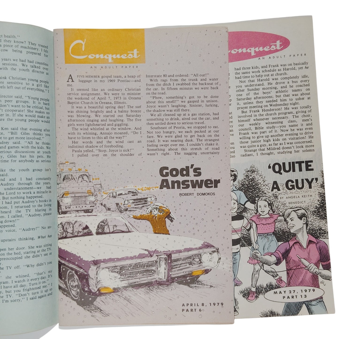 Conquest Spring 1979 Quarterly – 13-Part Weekly Christian Publication – 52 Pgs