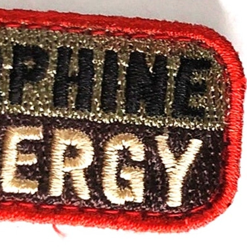 Morphine Allergy Medical ID Tactical Patch 2" × 1" Hook Back