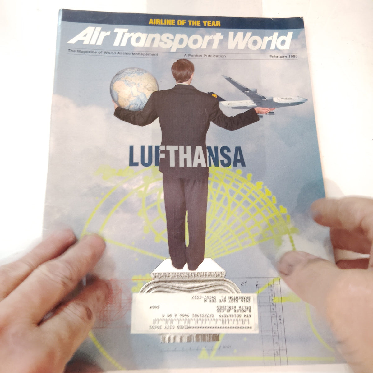 Air Transport World Magazine February 1995 - Lufthansa Edition Vintage Aviation