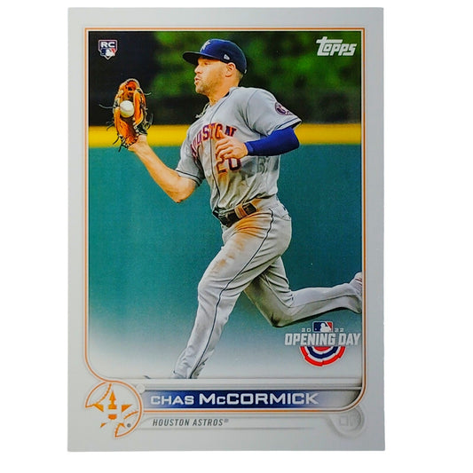 2022 Topps Opening Day #190 RC Chas McCormick Houston Astros Outfielder - VG/EX
