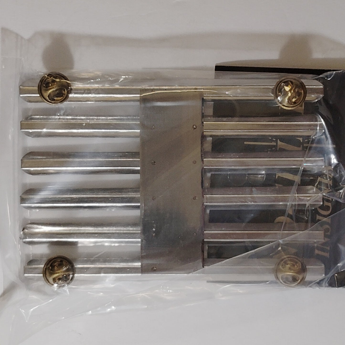 Mounting Rack Bar - 18 Ribbons (3/3/3/3/3/3 w/ 1/8" Gap)  No-Shine Insignia