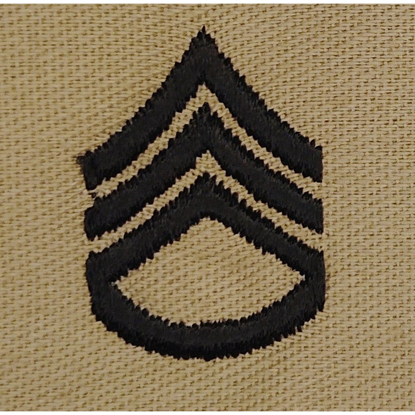 US Army Staff Sergeant SSG Rank Insignia Patch Sew On Desert DCU Camo E-6 Pair