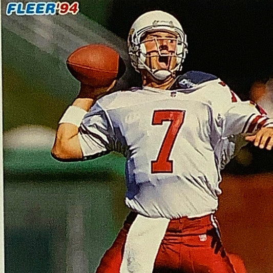 Steve Beuerlein, Arizona Cardinals, NFL Fleer 1994 Card 2, EX/NM