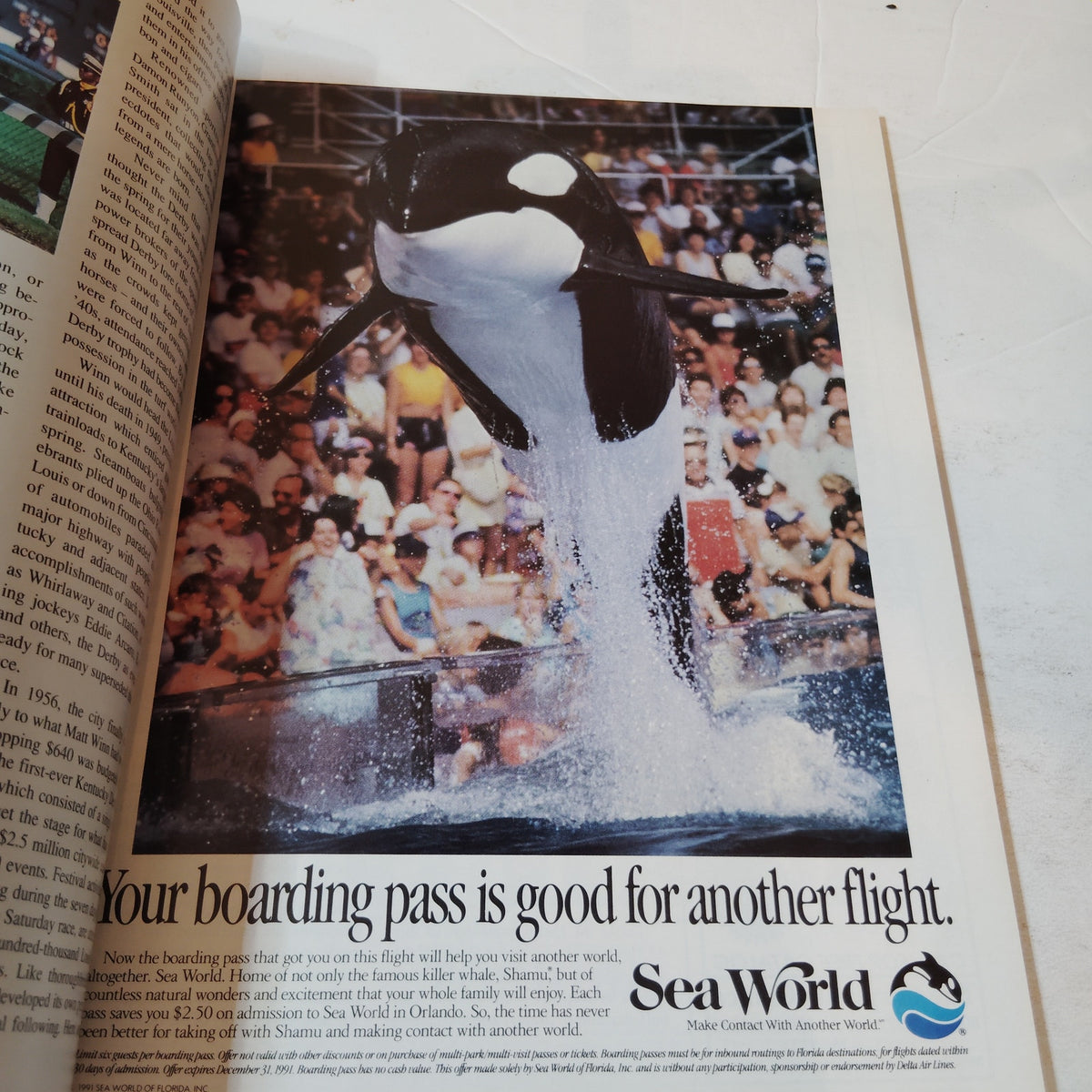 Delta SKY In-Flight Magazine April 1991 - Mozart, Alaska Fishing, Derby Days